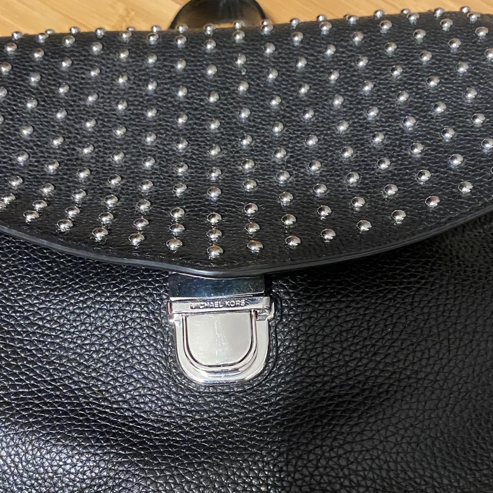 Michael Kors Backpack with Silver Studs - Picture 3 of 8